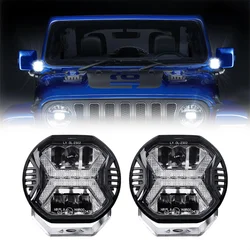 2pcs 4Inch LED Driving Light LED Work Light Off Road Spotlight for Motorcycle Jeep Truck 4X4 Car SUV ATV Barra LED Headlights