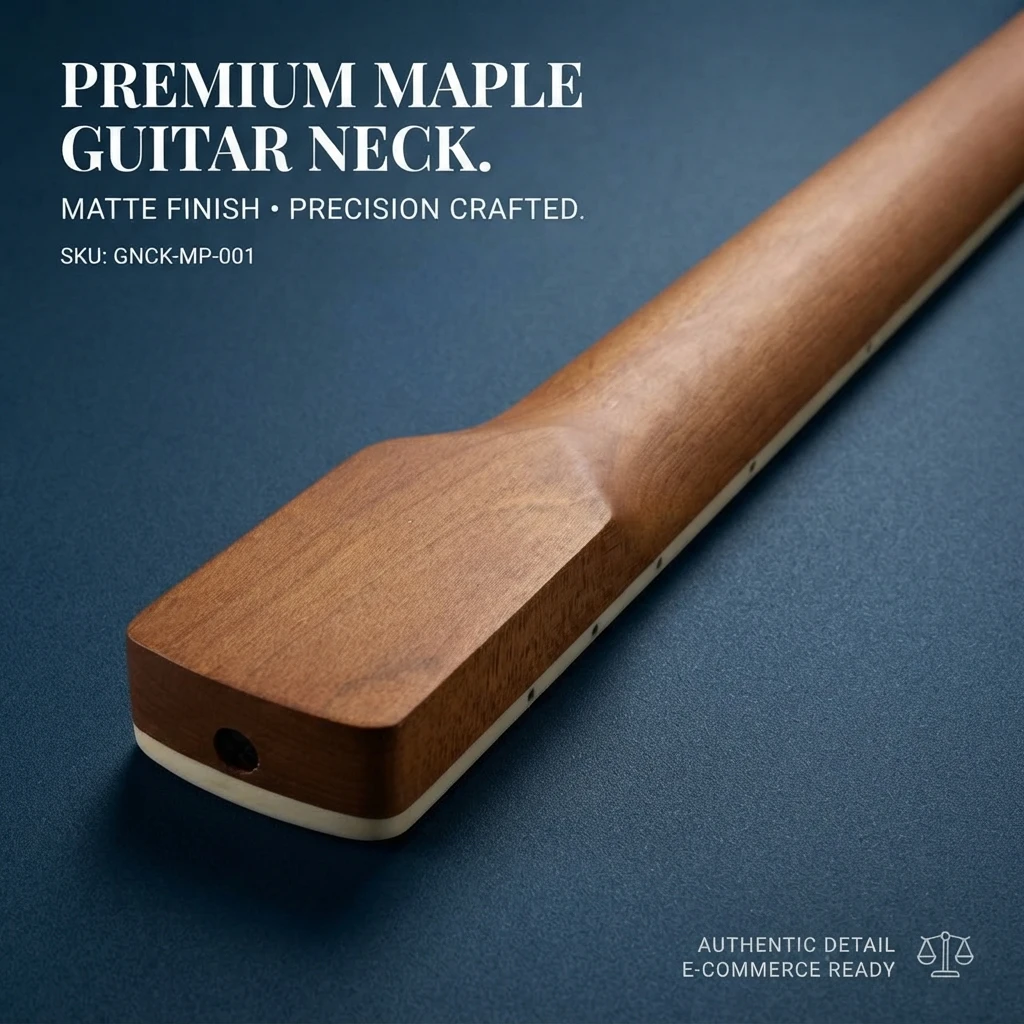Electric Guitar Neck Jaguar Style Baked Maple Wood with Rosewood Fingerboard 24 Inch Scale Length Replacement Part Accessory - view 4