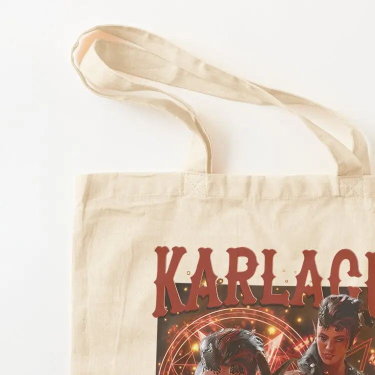 Karlach Tote Bag canvas tote Candy bags personalized tote bag Canvas