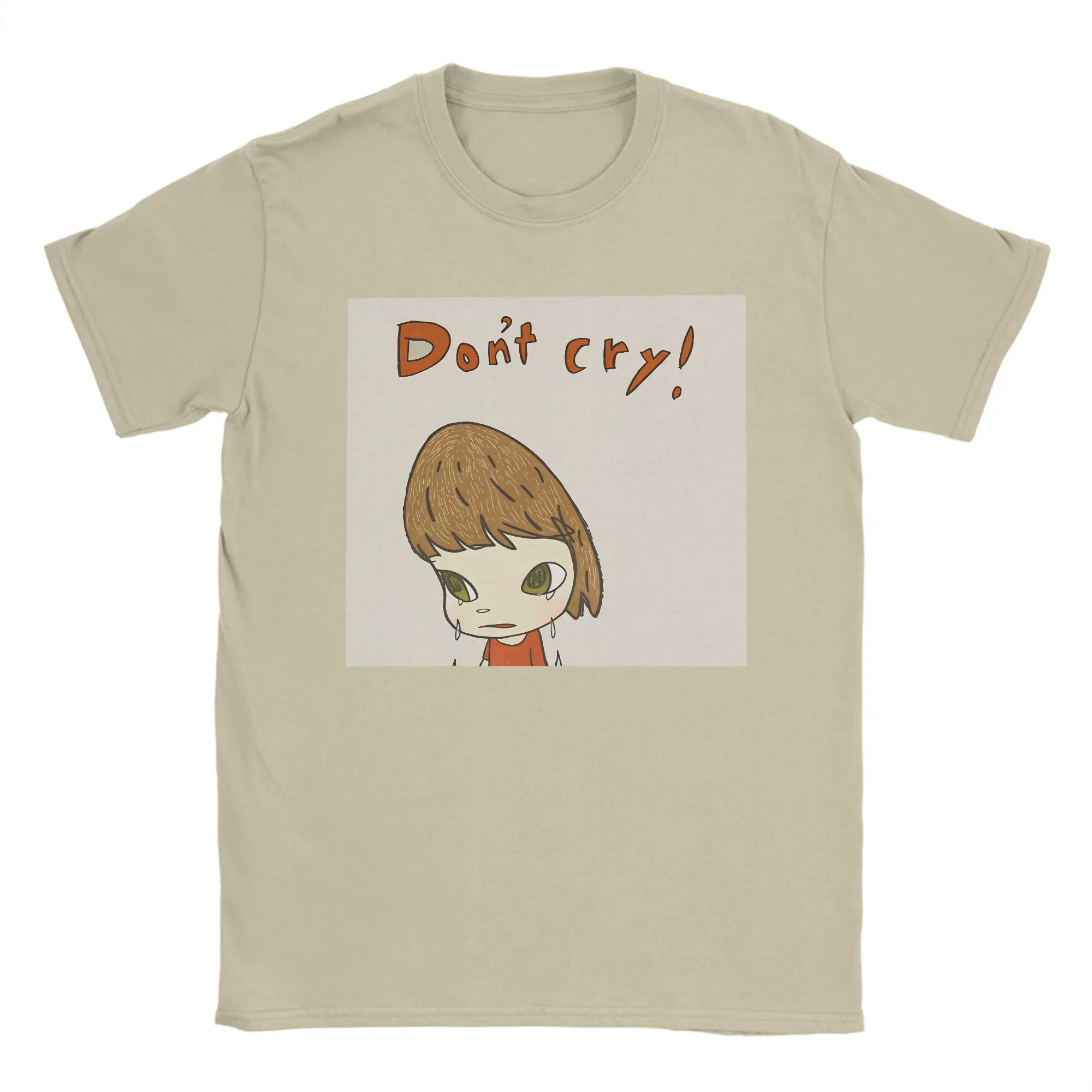 Streetwear T-Shirt Beach Y-Yoshitomo Nara Fashion T-Shirts don't cry 100 Cotton Tshirt for Men Y2K Classic Short Sleeve Top Tees