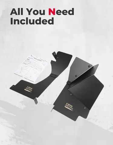 केमिमोटो राइट लेफ्ट मड गार्ड पैनल पोलारिस रेंजर XP 1000 / क्रू 2017-2024 फेंडर फ्लेयर्स बैटरी कम्पार्टमेंट के साथ संगत 8 best sales पोलारिस 1000 - №3