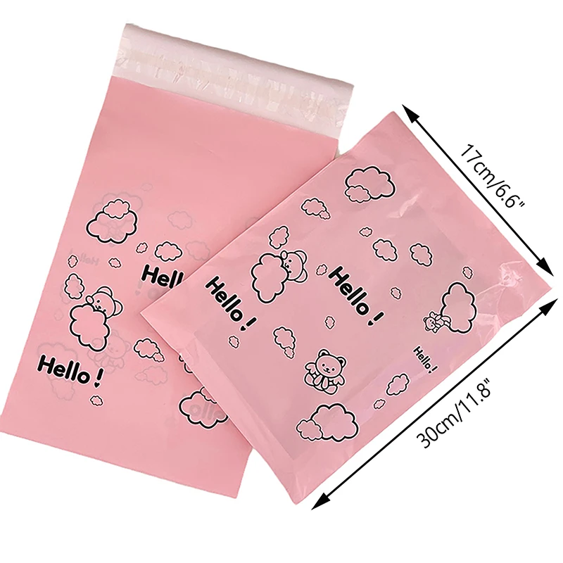 10Pcs Courier Bag Envelope Packaging Delivery Bag Waterproof Self Adhesive Seal Pouch Mailing Bags Plastic Transport Bag