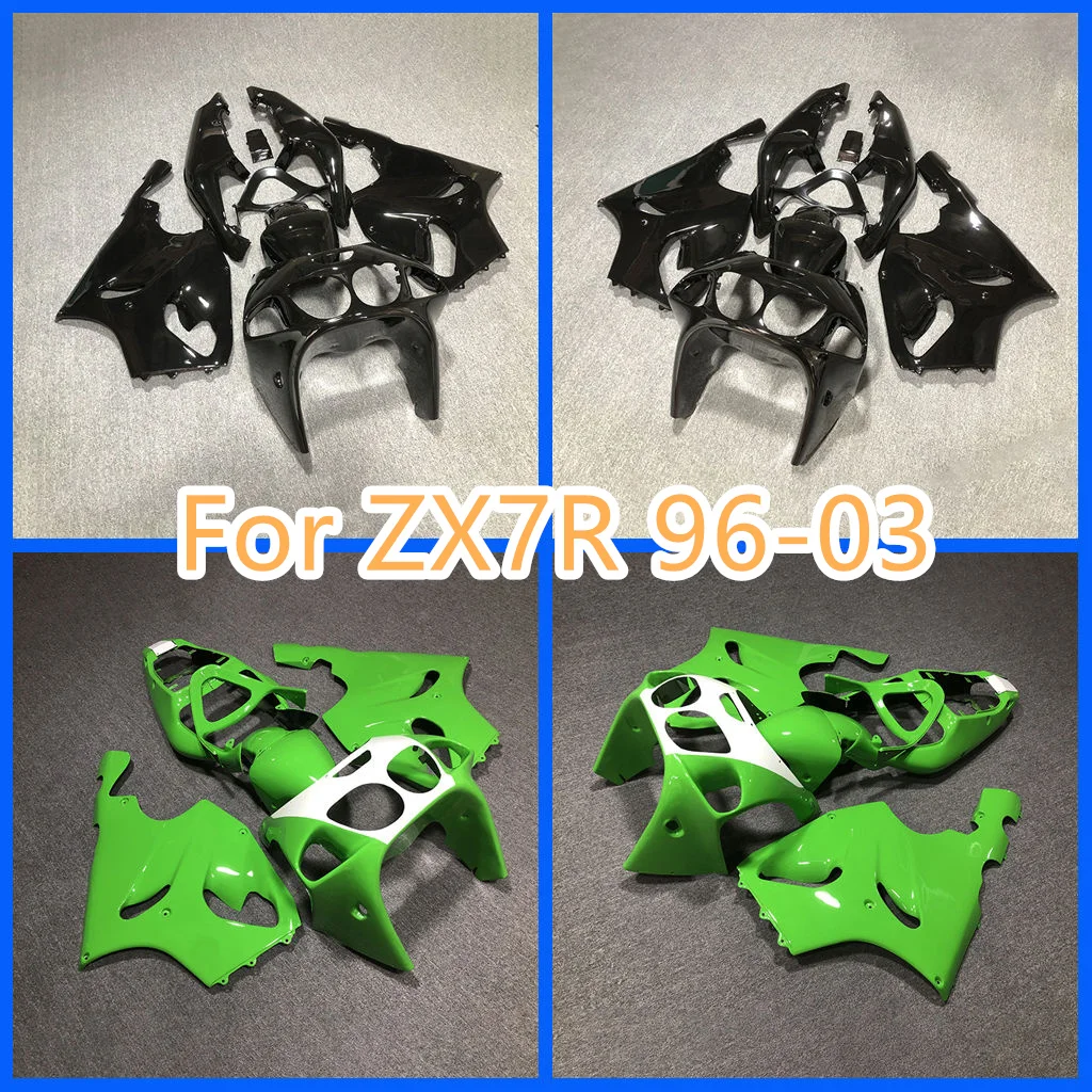 For 96-03 ZX7R Kawasaki ZX-7R 1996-2003 ZX 7R High Grade Motorcycle Fairing Kits ABS Road Racing Body Repair Aftermarket Parts