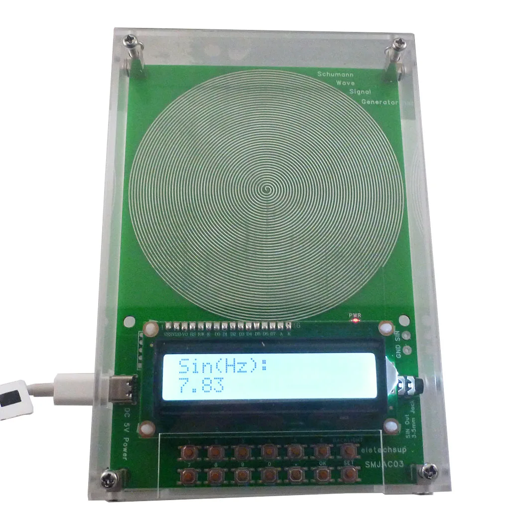 

Генератор синусоидальных резонансных импульсов Шумана для портативных аудиоустройств