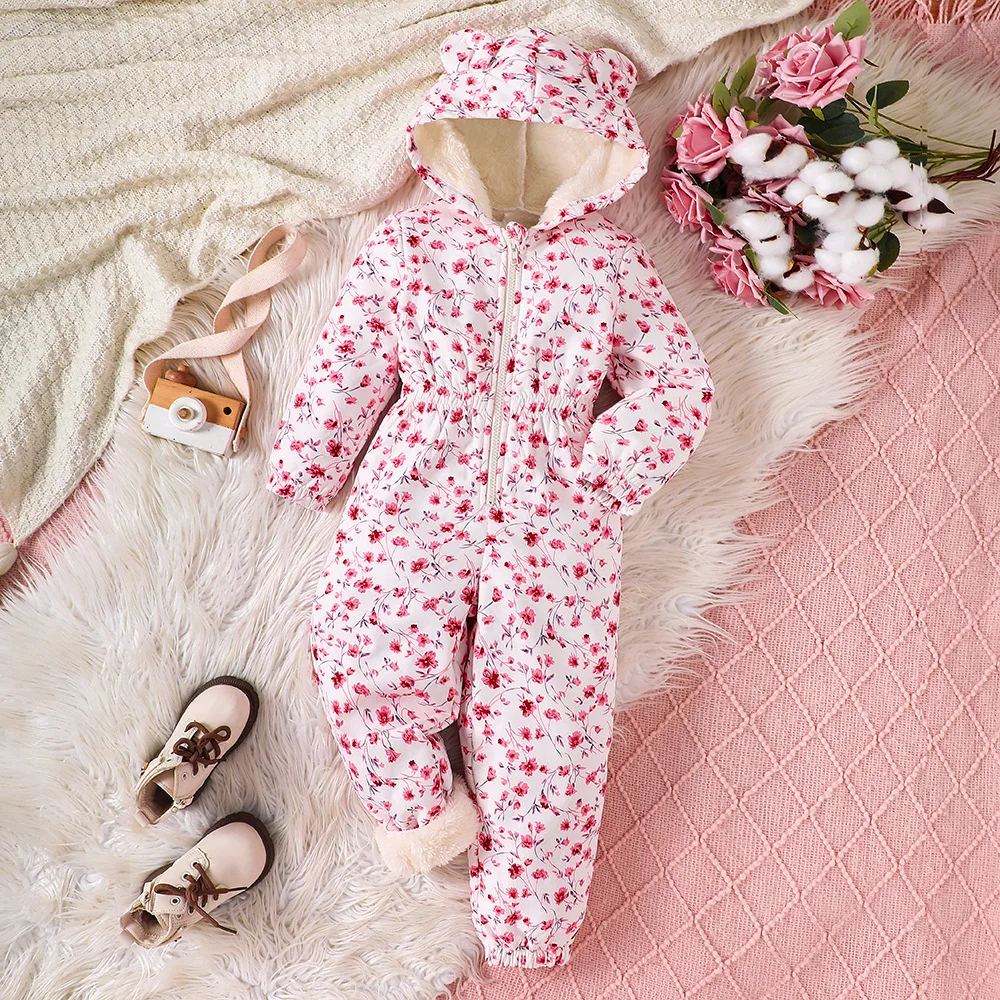 ชุดจั๊มสูทเด็กผู้หญิงแบบมีฮู้ด - Kids Outdoor Jumpsuit บทวิจารณ์และราคา