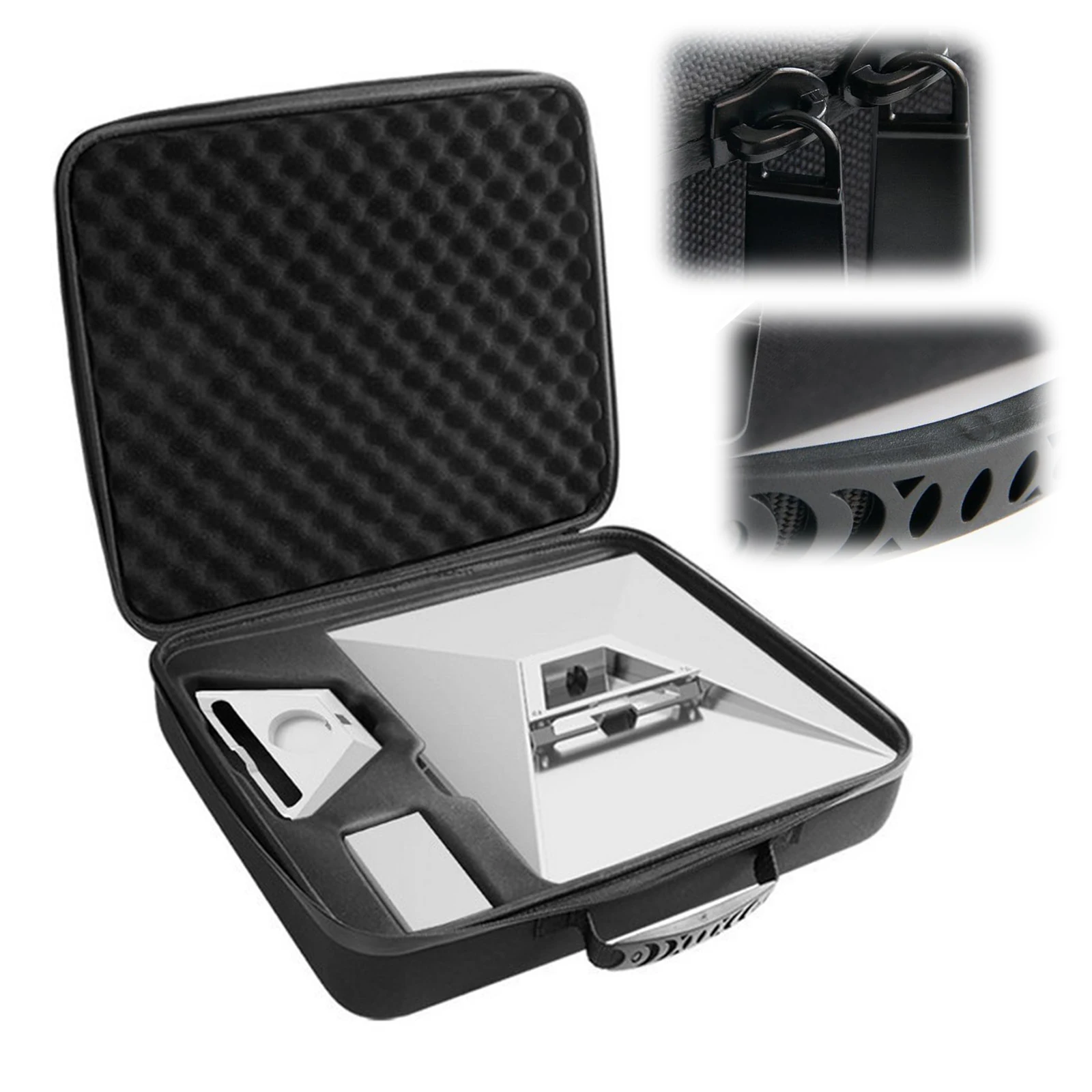 

Прочный водонепроницаемый кейс для хранения с ручкой и несколькими отделениями, совместимый с Starlink Mini