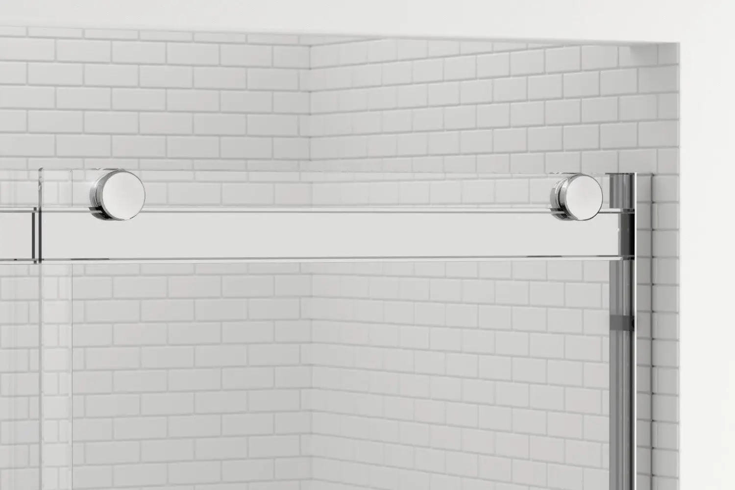 Basco Sliding Shower Door, Rotolo Rtla05B4870Clor, 44-48 In. W X 70 In. H, Oil Rubbed Bronze, 1/4 In. Clear Tempered Glass