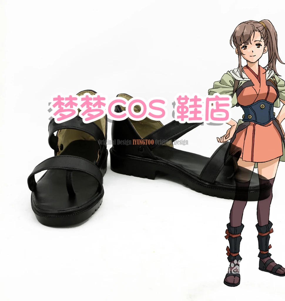 

Kabaneri of the Iron Fortress sukari Anime Characters Shoe Cosplay Shoes Boots Party Costume Prop