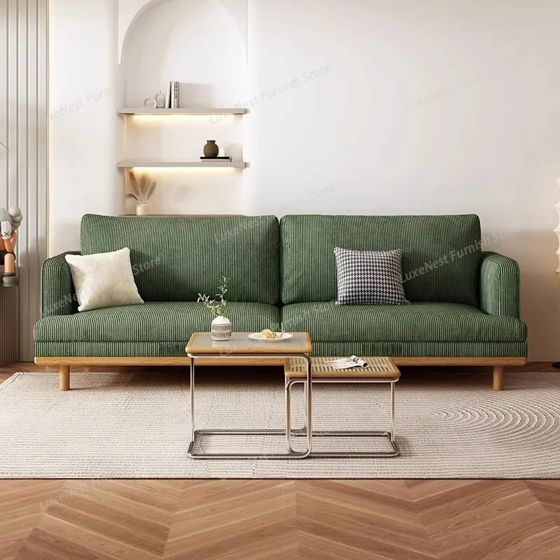 

Villa Living Room Sofas Lazy Home Furniture Homestay Simple Sofas Comfortable Wood Furniture Canapés Home Furniture