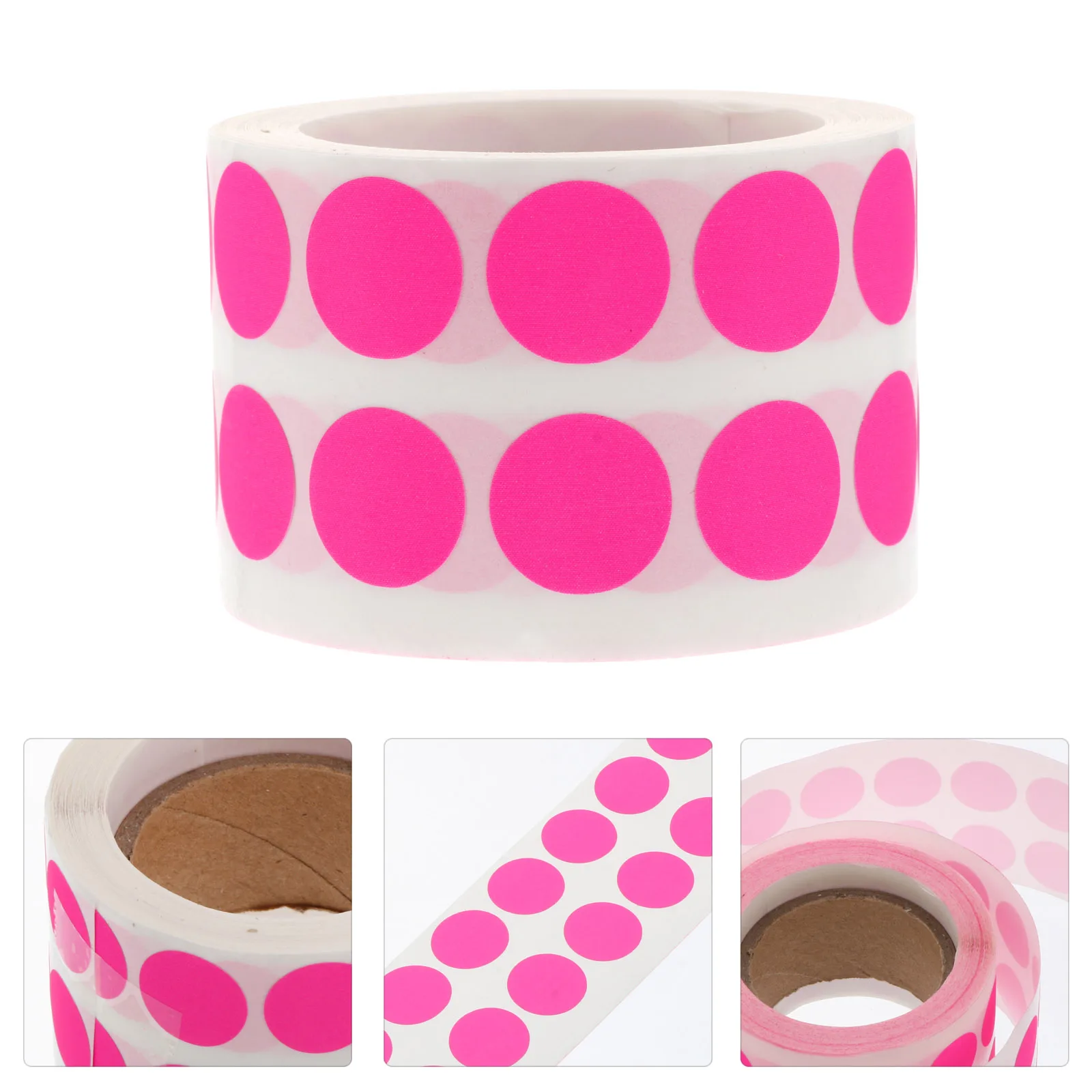 Красочные точечные наклейки, флуоресцентные круглые наклейки для проектов ручной работы «сделай сам»