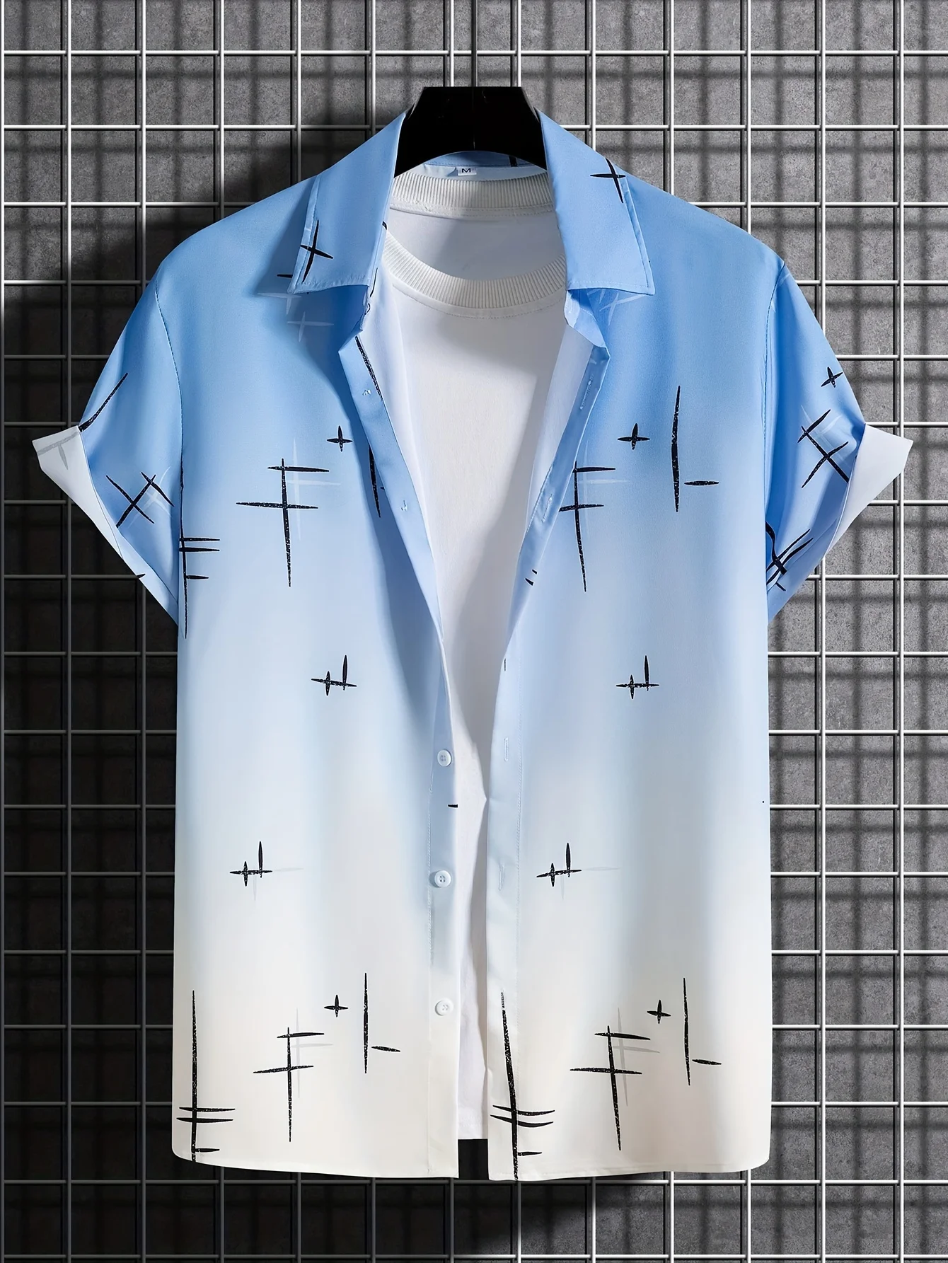 

2026 Summer Men's Shirt - 3D Printed Design Breathable Lightweight Stylish and Fashionable Outdoor Men's Clothing