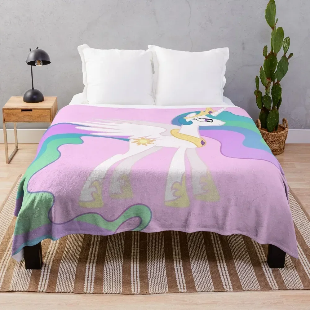 Princess Celestia Throw Blanket bed plaid blankets ands valentine gift ideas Blankets