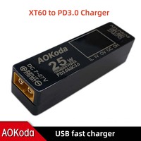 AOKoda QC3.0 Upgraded XT60 to PD3.0 USB Charger for Mobile Fast Charging