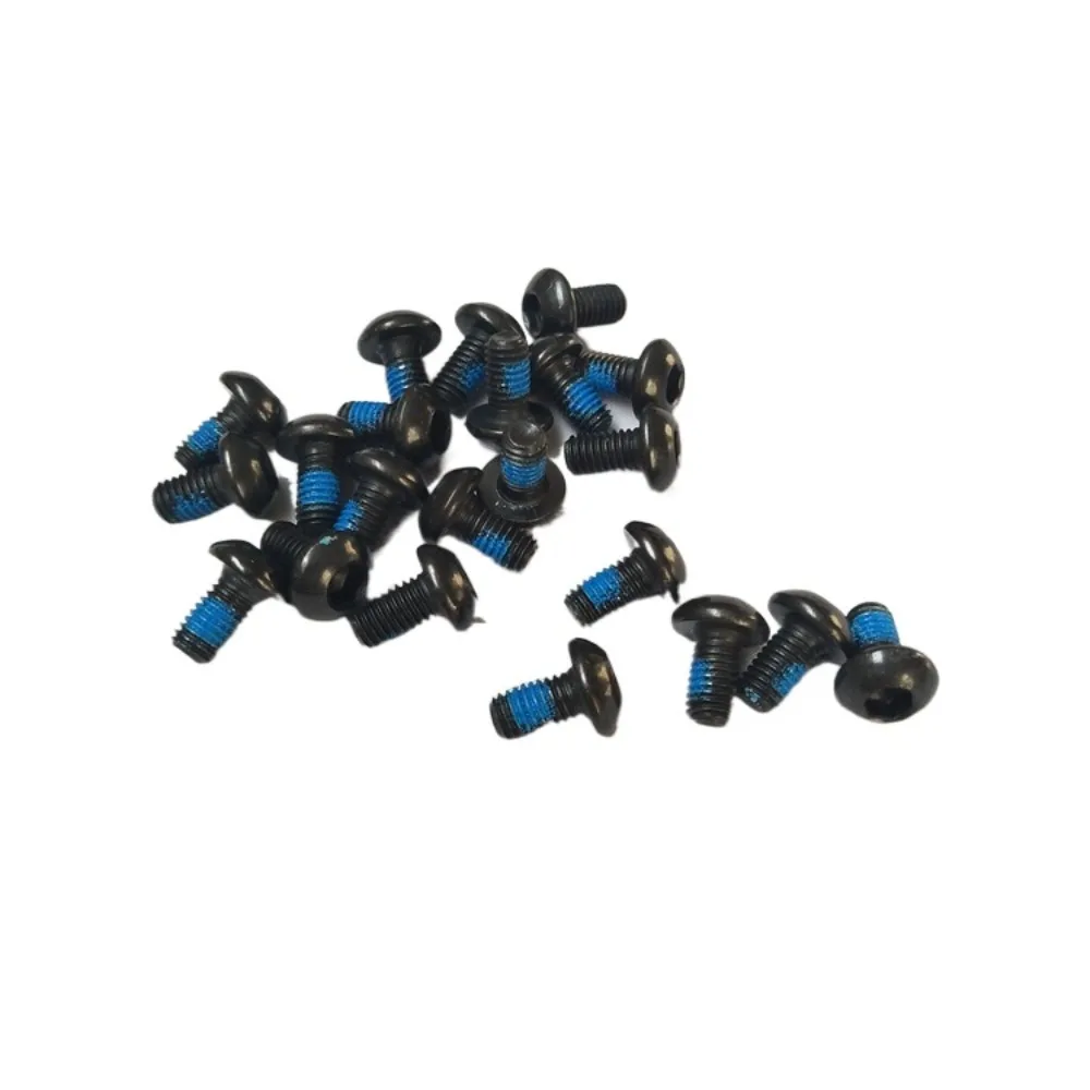 1pc Cycling Parts Bike Disc Brake Rotor Fixing Bolt M5*9mm Screw Bicycle Brake Disc Hex Socket Screws Accessories Silver/black