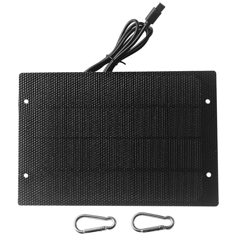 5W ETFE Solar Panel Kit USB 5V Waterproof Outdoor Hiking Camping Portable Battery Mobile Phone Charging Bank Charging Panel
