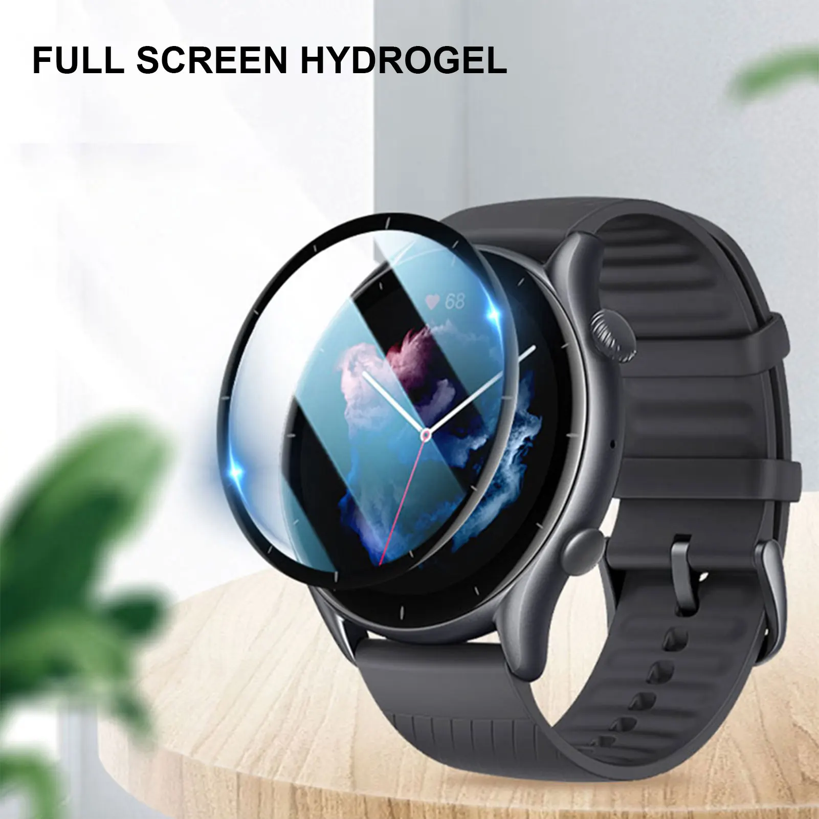 Изогнутая 3D защитная пленка на весь экран для смарт-часов Huami Amazfit GTR 3/3 Pro, мягкая Гидрогелевая пленка, защита для часов Huami