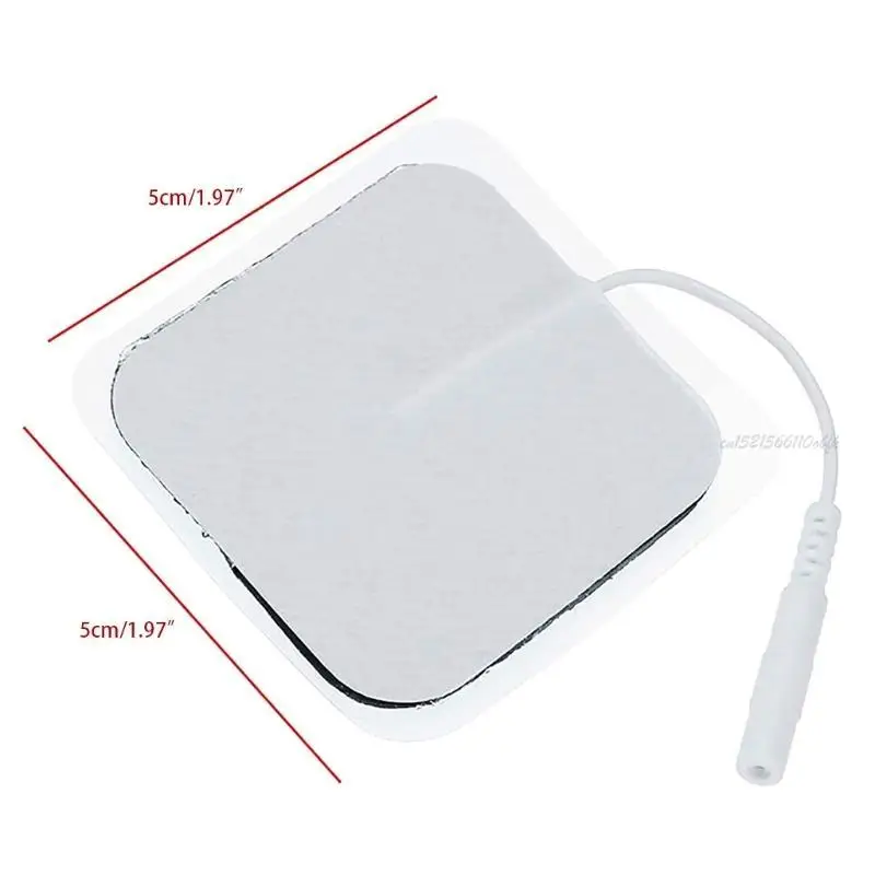 27RB 20 ชิ้น TENS ITECTRODE PADS NON WOVEN CLOTH ASHESIVE TENS Electrodes 2 "x 2"