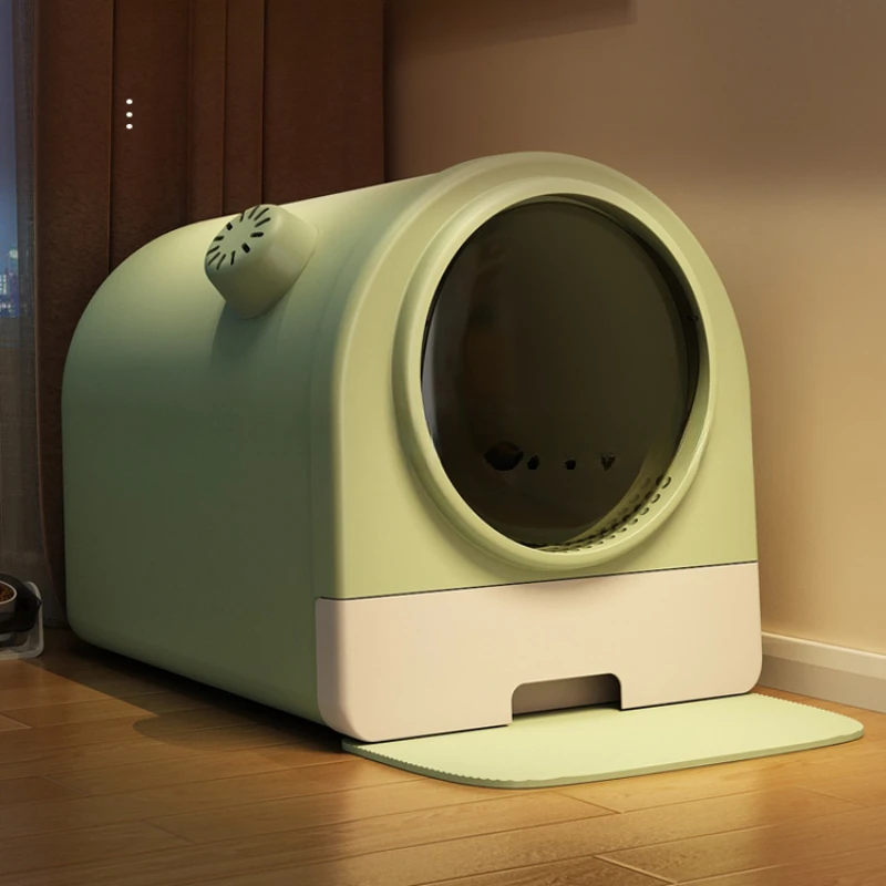 

Indoor Drawer Cat Bedpans Enclosed Sandbox Leak Proof Deodorization Cat Bedpans Toilet Covered Arenero Gato Litter Box