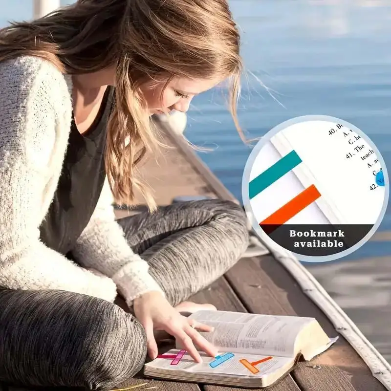Guided Reading Strips Set Multicolor Text Overlay with Finger Rings for Emerging Readers Fluency Classroom Practice