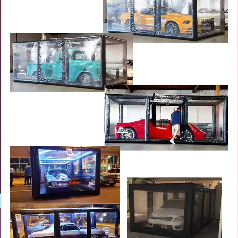 Inflatable Tent Mobile Garage Outdoor Sunshade Exhibition Transparent Car Beauty Painting Room Dust-Free Room