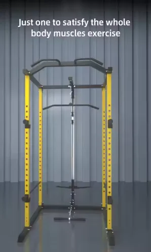 Multifunctional Adjustable  Rack Squat Rack for Home Commercial Strength Trainin