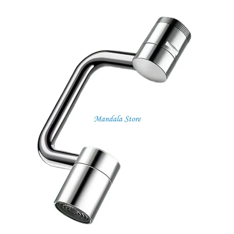 

U2JC Not Splashing Flexible Faucet Extenders 360 Rotate Multipurpose Tap Extension Arm Universal for Bathroom Kitchen Sink