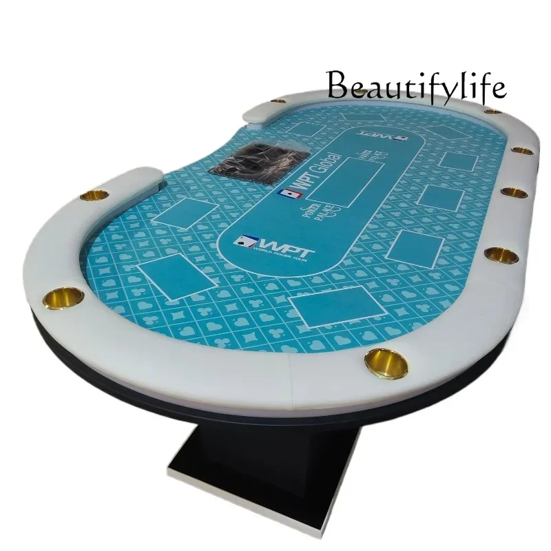 

Новые клубные чипсы Техасский холдем, игровой стол для настольного клуба с подсветкой, поддерживает индивидуальный размер