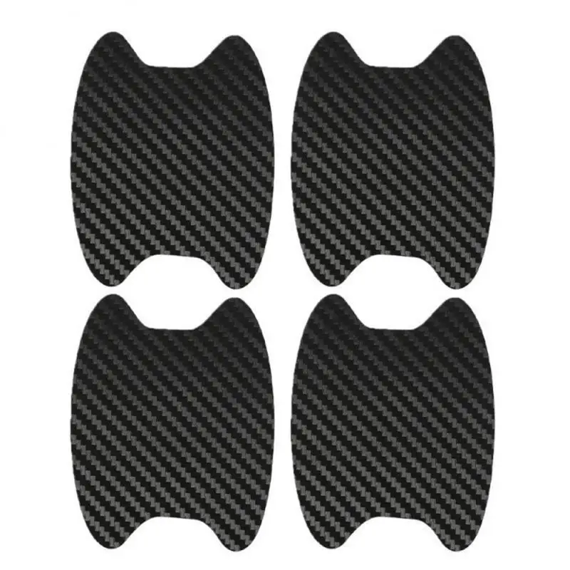 2/3/4SETS Carbon Fiber Scratches Resistant Cover Waterproof Universal Carbon Fiber Texture Car Styling Accessories