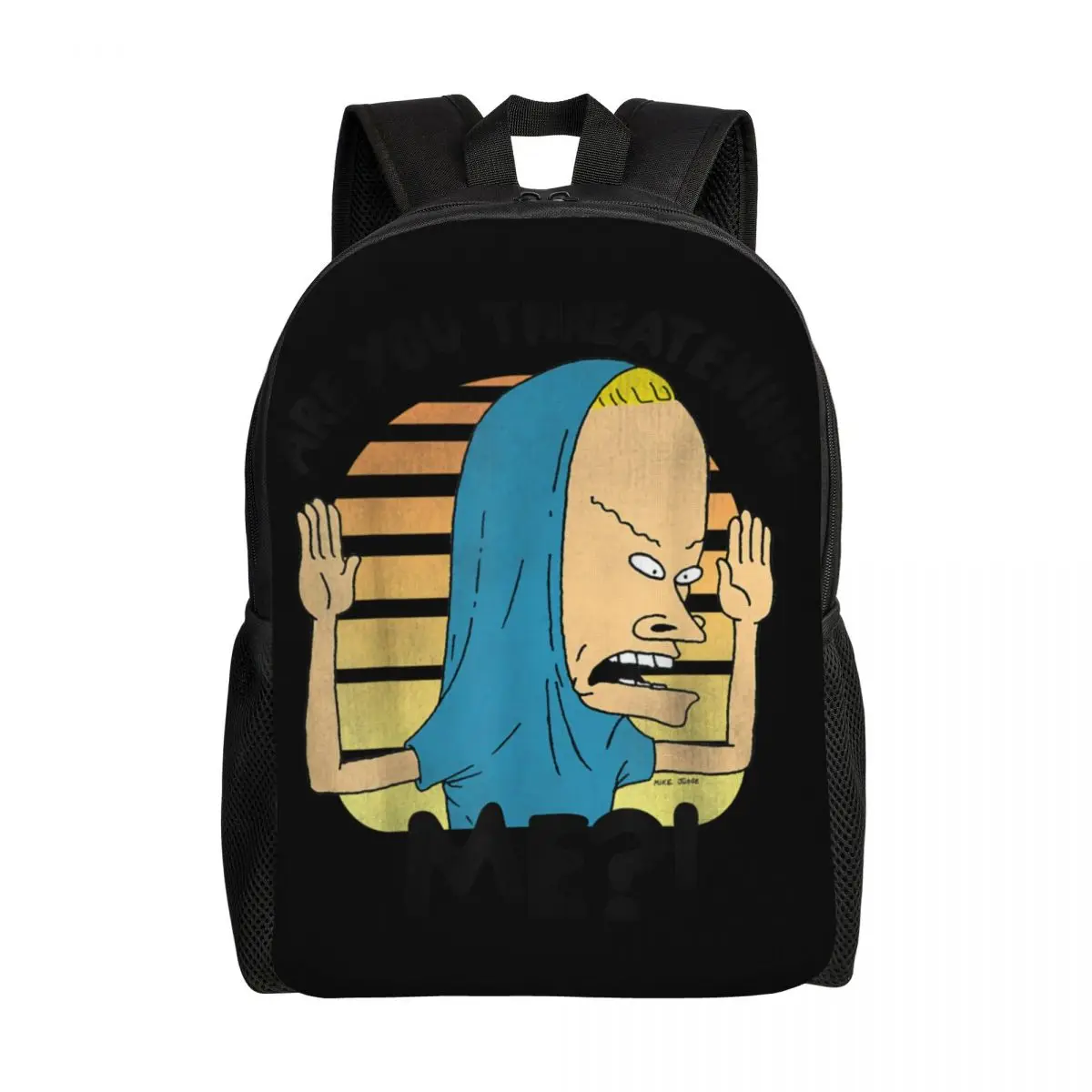 

MTV Beavis And Butthead Laptop Backpack Women Men Casual Bookbag for School College Students Vintage Cornholio Quote Graphic Bag