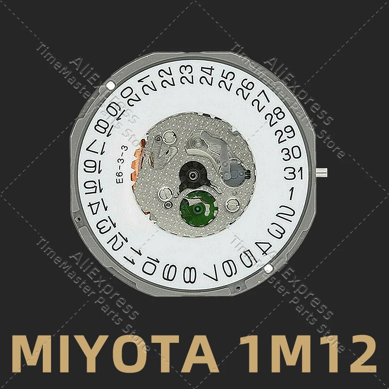 

Часы MIYOTA 1M12, часы с механизмом, новые кварцевые японские часы с 3 стрелками, оригинальный автоматический механизм для даты 1m12