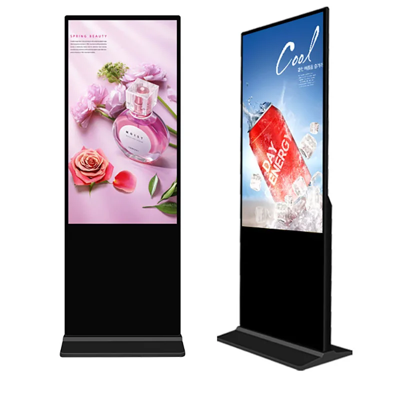 OEM Indoor Digital Signage Touchscreen IPS Floor Standing Digital Kiosks Interactive Displays For Business