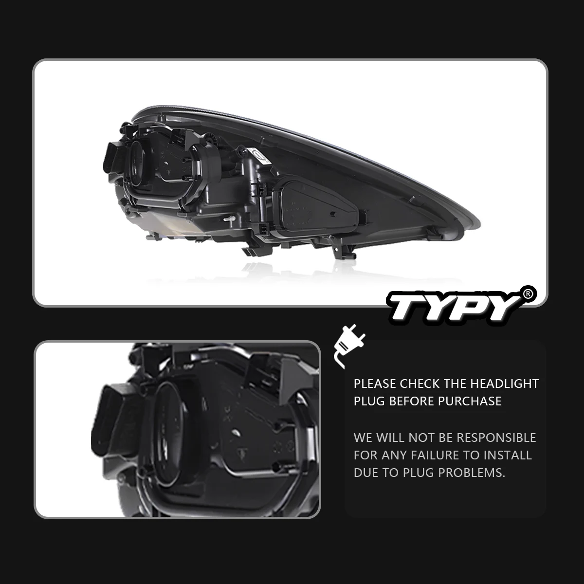 TYPY Nuovi fari per auto a LED per Porsche Panamera Faro 2010-2013 Segnali Accessori auto Luci di marcia diurna