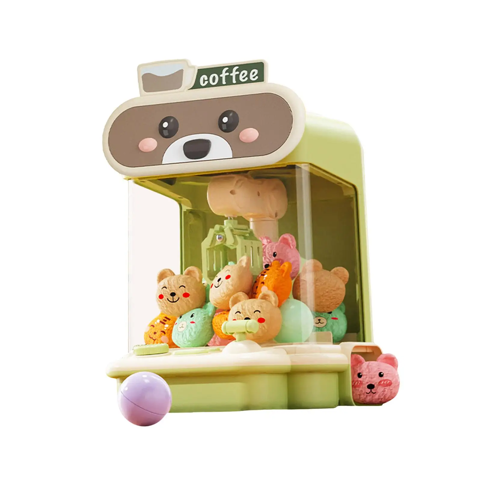 Claw Game Machine, Grabber Doll for Boy and Girls, Holiday Present Portable Exciting Candy Prizes Kids Vending Toy,