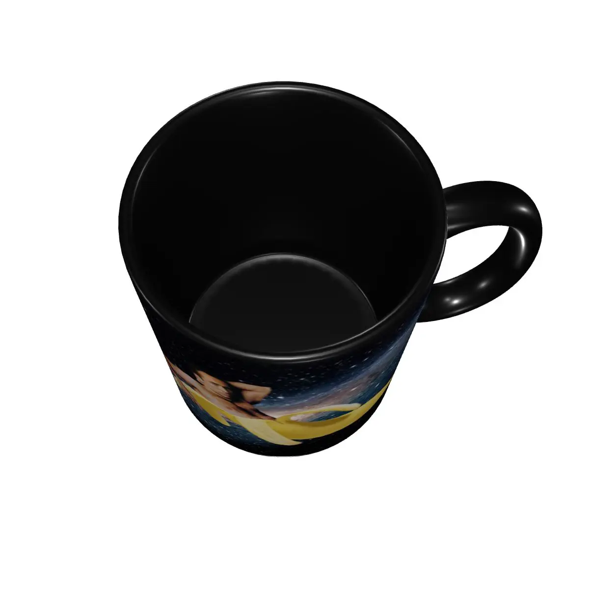 قفص نيكولاس مخصص في أكواب قهوة الموز DIY كوب حليب الشاي السيراميك الفضاء