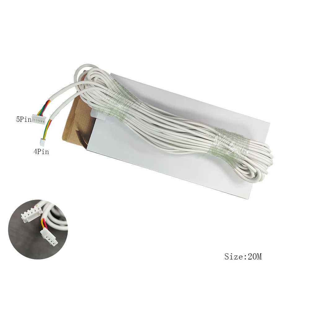 4P 5P 4 Core Draht Kabel für Video intercom Video Tür Telefon Türklingel Kabel 20m AVVR