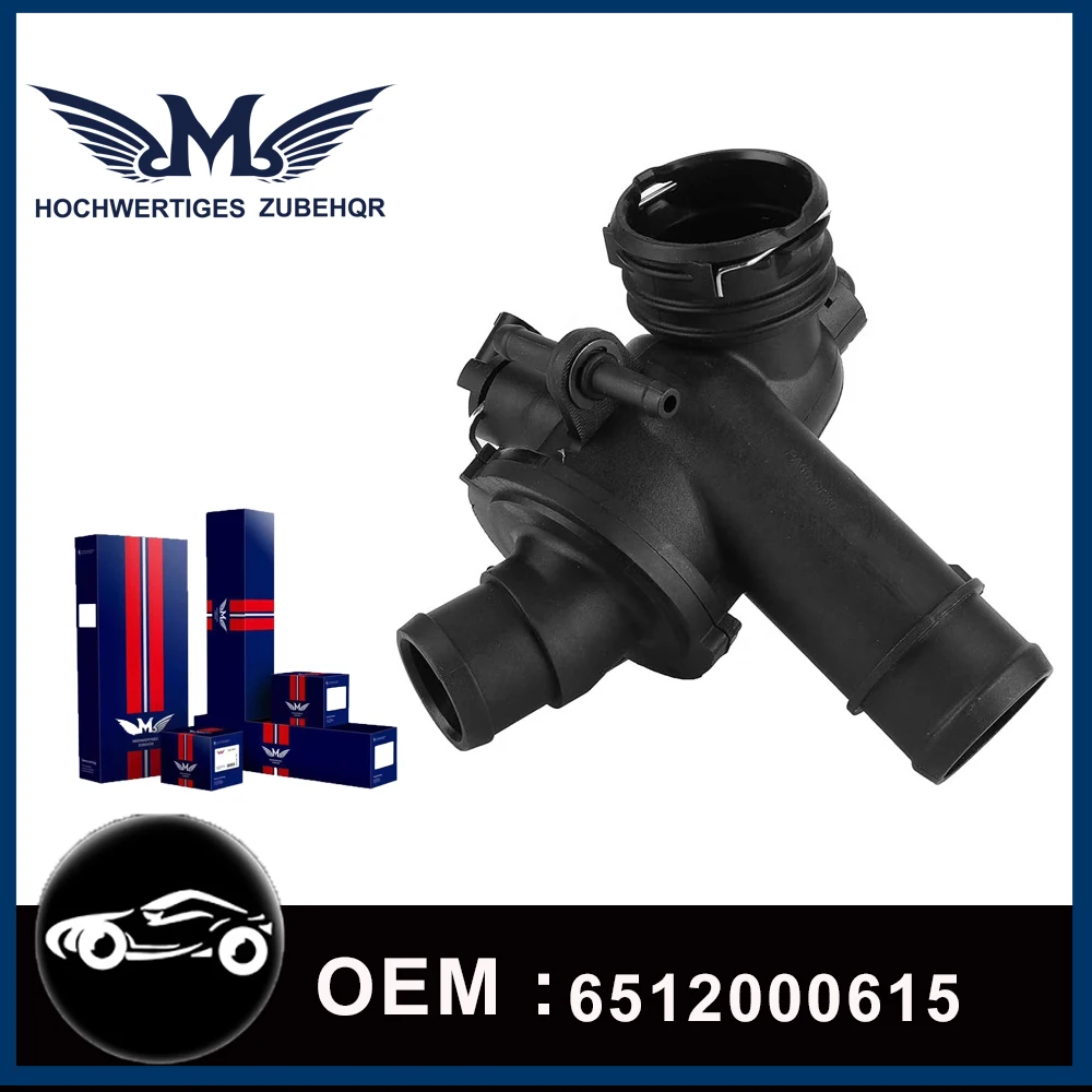 

M Brand Engine Coolant Thermostat 6512000615, 6512001715 for MERCEDES-BENZ E250 GLE300D GLK250 ML250 SPRINTER 2500 SPRINTER 3500