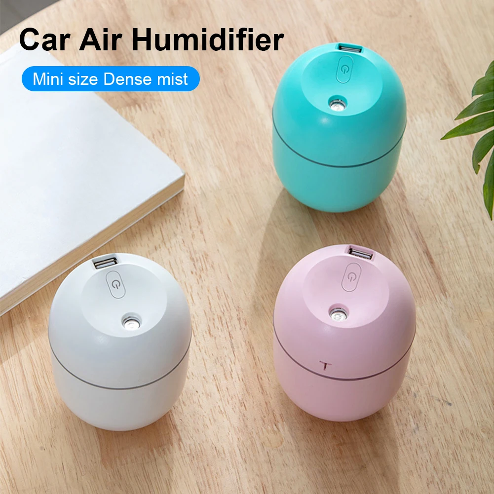 New Mini 220ML Air Humidifier USB Aroma Essential Oil Diffuser Humidificador for Home Car Office with LED Night Lamp Freshner