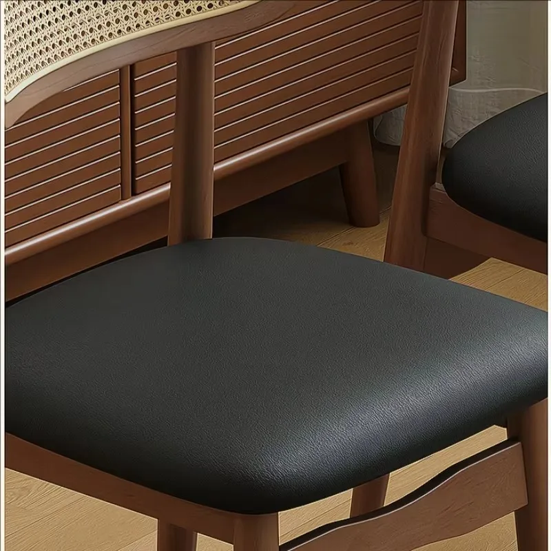 الشمال نمط كرسي طعام خشبي منجد الظهر منتصف القرن صالة الطعام كرسي غرفة المعيشة مكتب Stuhl الأثاث للمطبخ