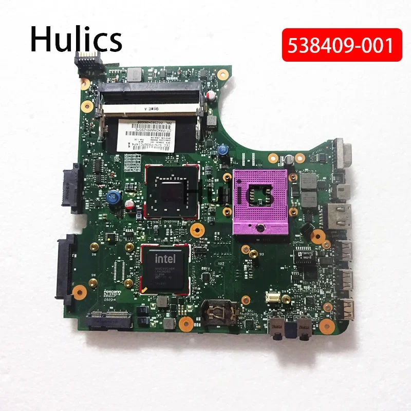 Hulics Used 538409 Mainboard For HP Compaq CQ510 510 CQ610 610 Notebook Pc Motherboard 538409-001 965GM DDR2 Main Board