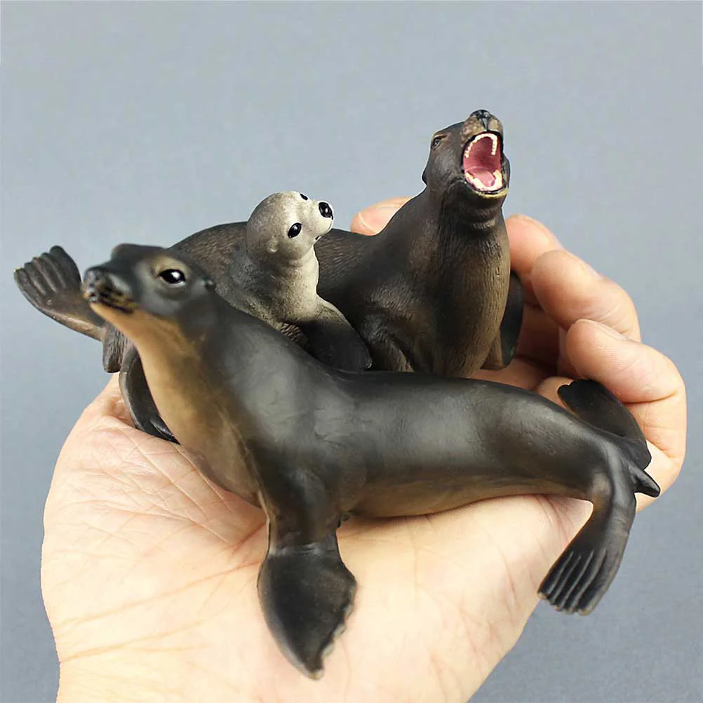 

Sea Lion Model Toys High Simulation Desktop Decoration Animal Children's Infant
