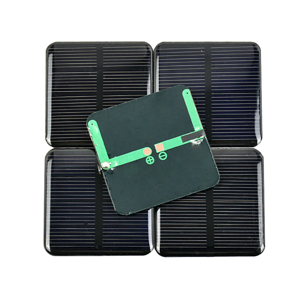 Diy Solar Panels 2V 160mA 50*50mm Monocrystalline Silicon Mini Solar Cells Generation For Battery Phone Chargers Camp Lawn Lamp