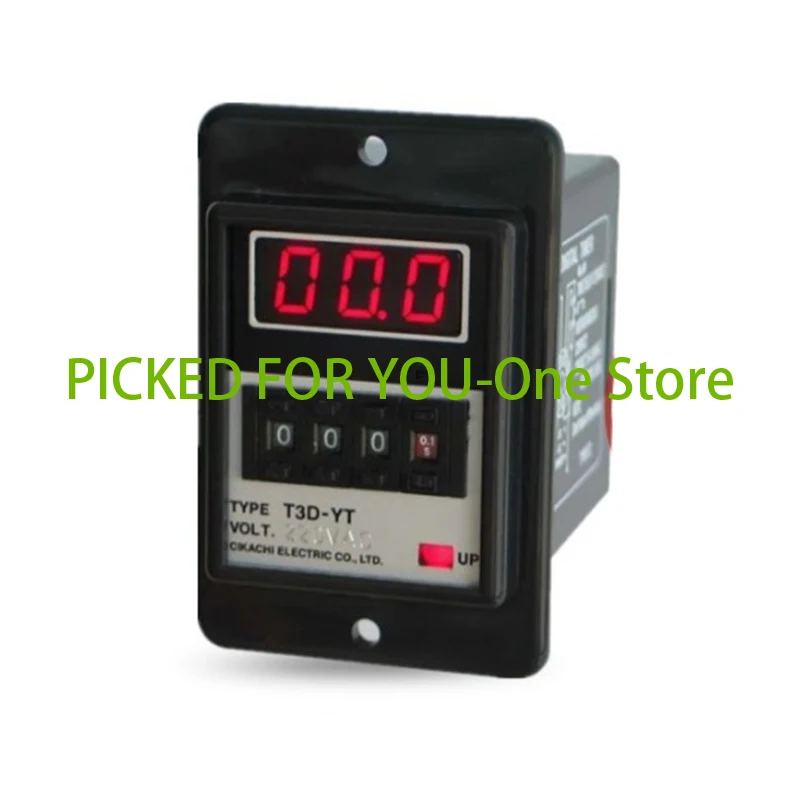 220v 0.01s -9990h Multi-section Digital Display Time Relay T3D-YT Digital Timer