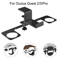 Pure Aluminum Alloy Deskside Stand Space Saving Simple Station For Meta Quest 3/Oculus Quest 2/Meta Quest Pro VR Accessorie