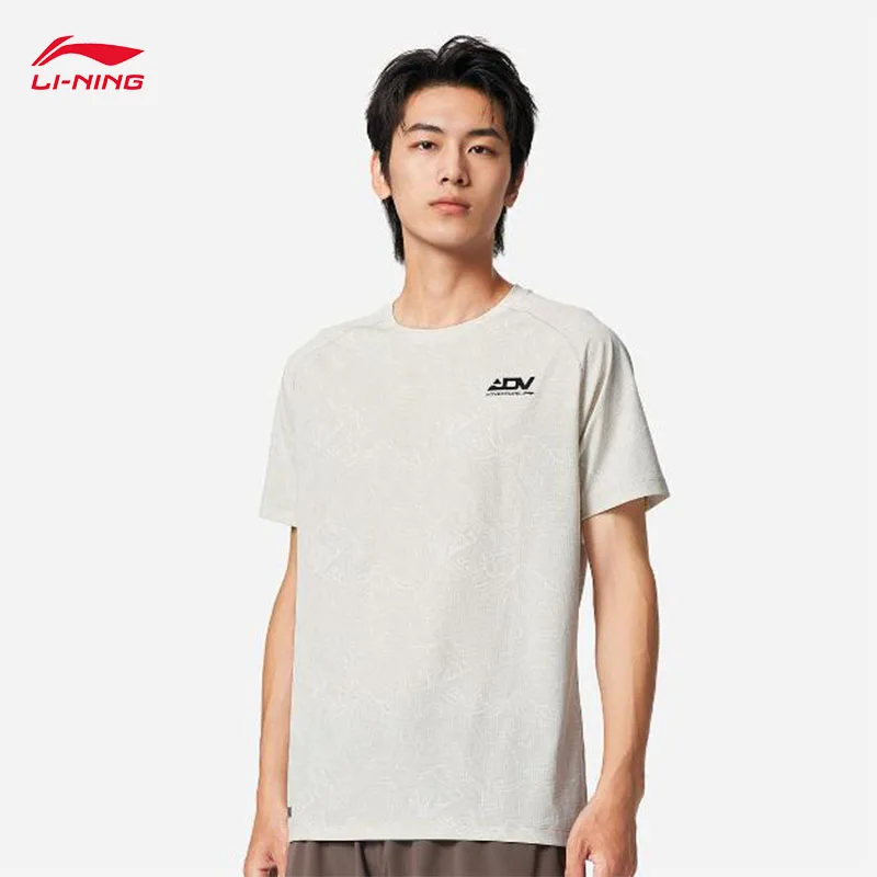 

LI-NING Professional Running Series Men Reflective LN BACTERIA PROOF and LN DRY Cool Short Sleeve T-shirt ATSV373
