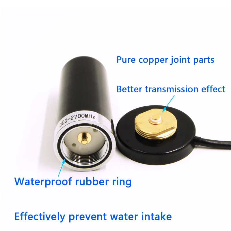 Imagem -02 - Antena de Montagem Magnética do Carro Gsm Signal Booster 2g 3g 4g Sma Macho n Macho 35dbi 8002700mhz Meters Cable