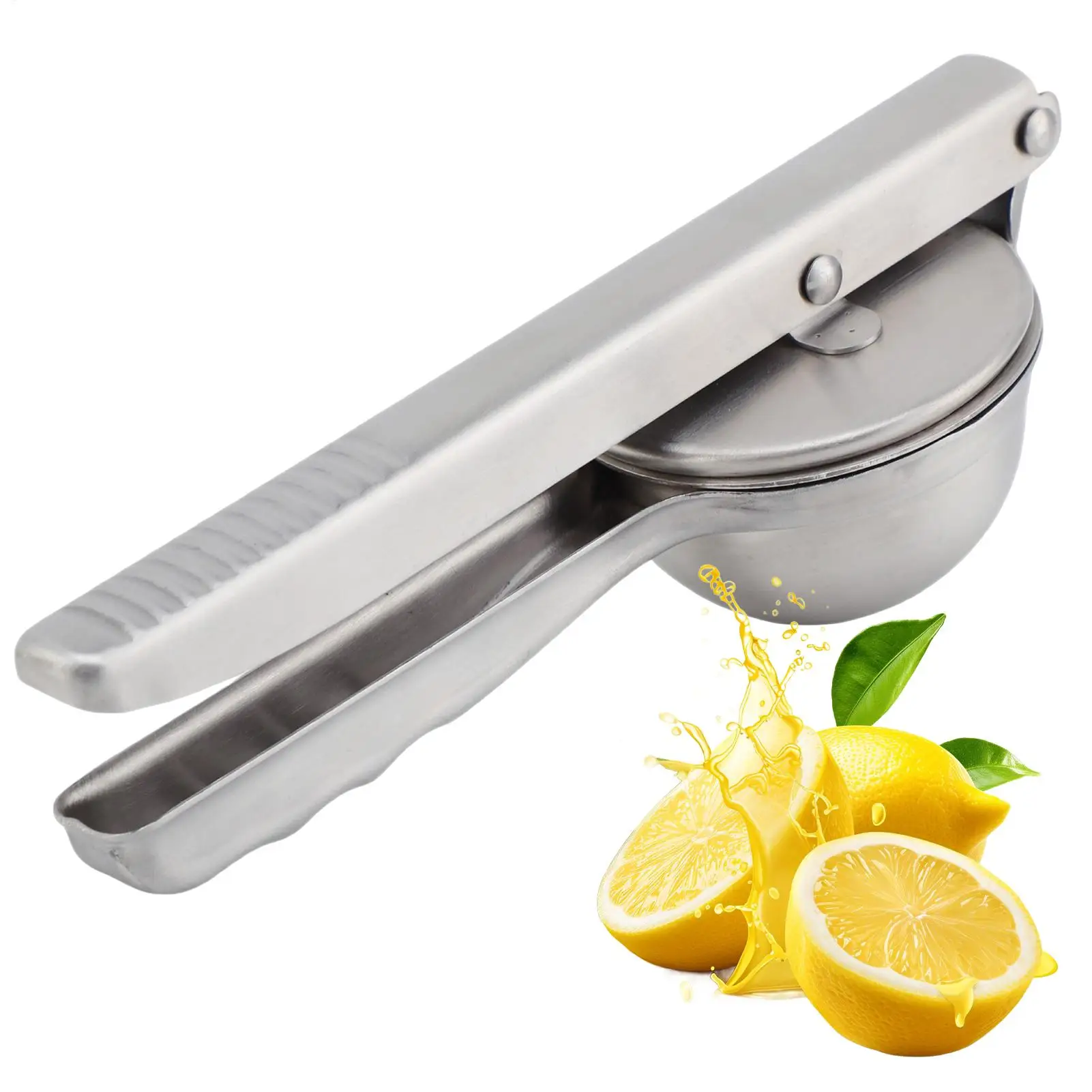 press Lemon Squeezer Stainless Steel Manual Labor-Saving Ergonomic Manual Citrus Juicer for Lime Orange Grapefruit Vegetable Bar