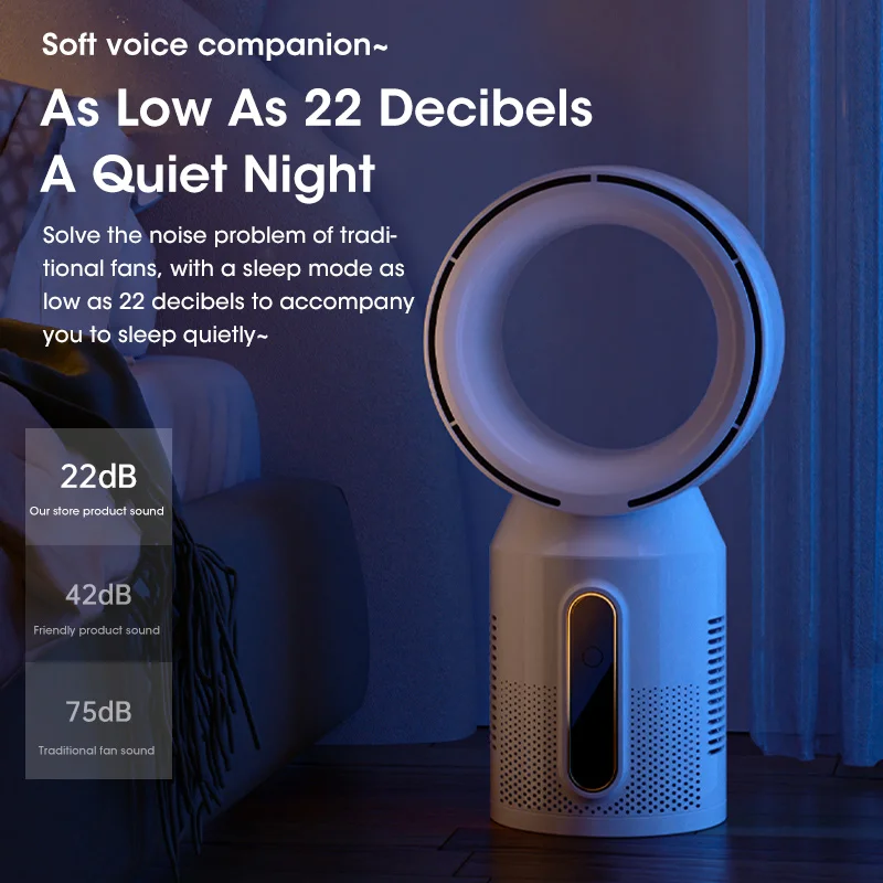Ventilatore a torre circolazione d'aria ventilatore senza lama ventilatore senza lama camera da letto ventilatore elettrico da pavimento per dormitorio Ultra-silenzioso ventilatore da terra