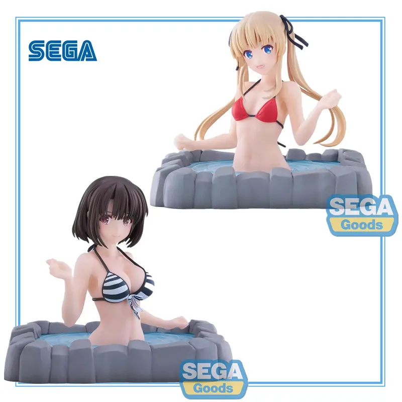 In Stock SEGA Original Megumi Kato Eriri Spencer Sawamura FINE Hot Spring Paradise PVC Anime Action Figure Model Collector Toys