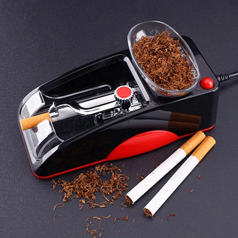 Mini Portable Cigarette Rolling Machine DIY Automatic Winding Machine Plug-in Cigarette Injector Roller Smoking Tool Accessories