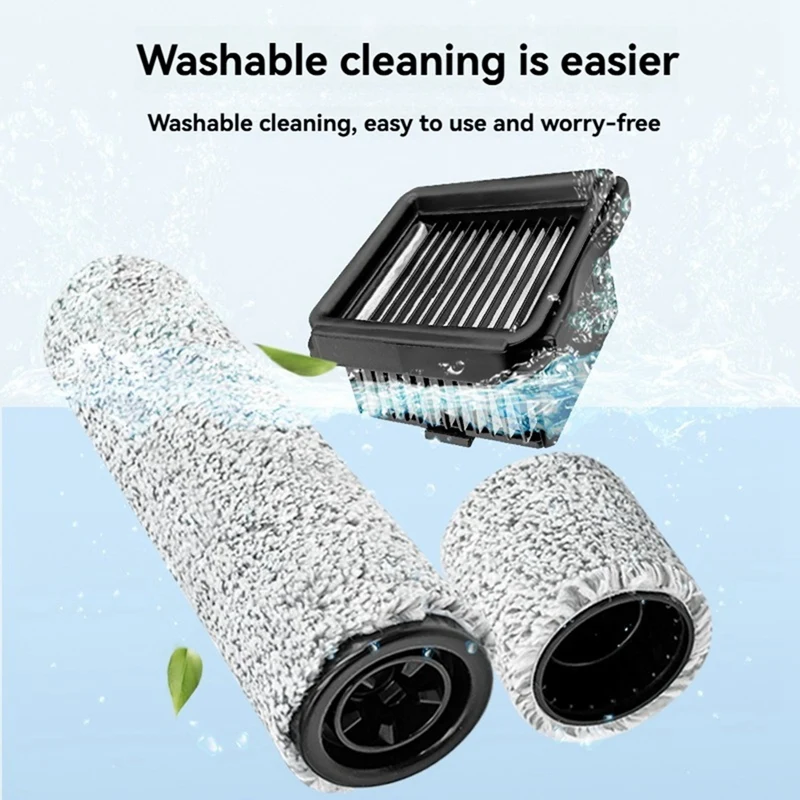 B58B-Roller Brush Hepa Filter For Midea G6 / G6-T / G7 / X10 / X10 Pro Floor Scrubber Replacement Accessories Spare Parts